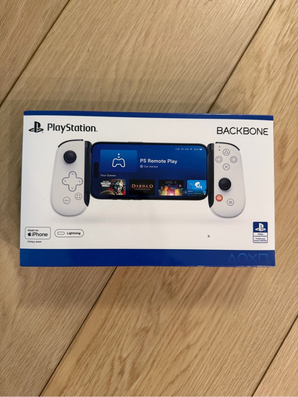Sony PlayStation Backbone Mobile Controller in White